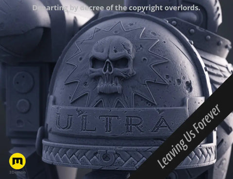 Shoulder Pauldrons - Space Marine