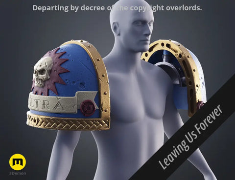 Shoulder Pauldrons - Space Marine