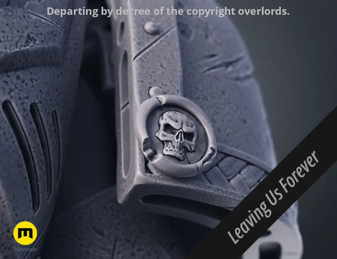 Shoulder Pauldrons - Space Marine