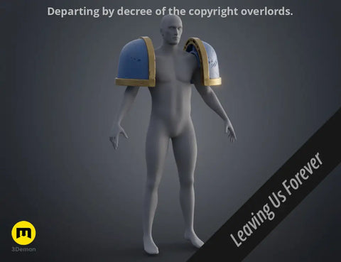 Shoulder Pauldrons - Space Marine