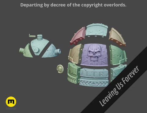 Shoulder Pauldrons - Space Marine