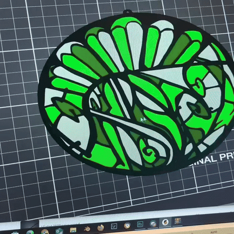 Arcane Silco's Window Stained Glass