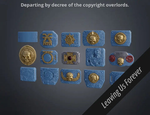 Space Marine Belt Buckles