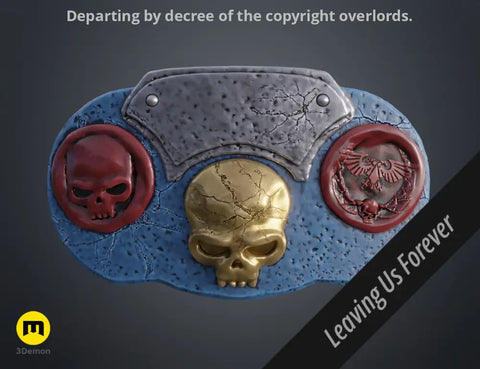 Space Marine Belt Buckles