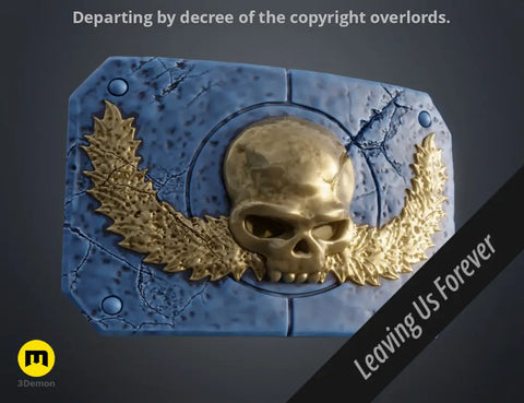 Space Marine Belt Buckles