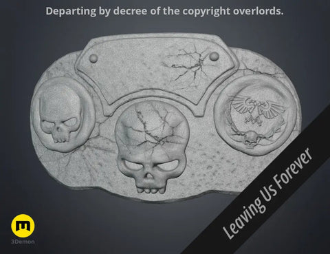 Space Marine Belt Buckles