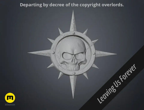 Space Marine Emblem Badge