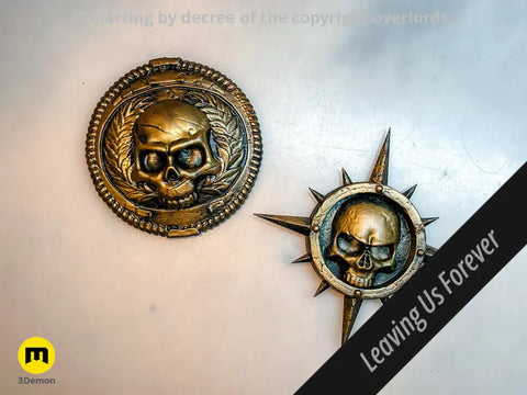 Space Marine Emblem Badge