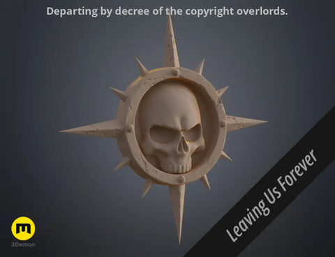 Space Marine Emblem Badge