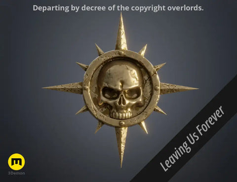 Space Marine Emblem Badge