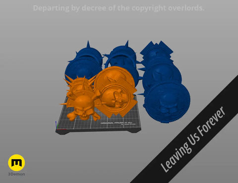 Space Marine Emblem Badges