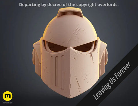 Space Marine Helmet - Bulwark Master Crafted
