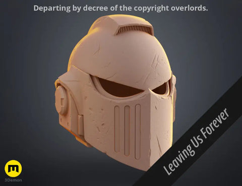 Space Marine Helmet - Bulwark Master Crafted