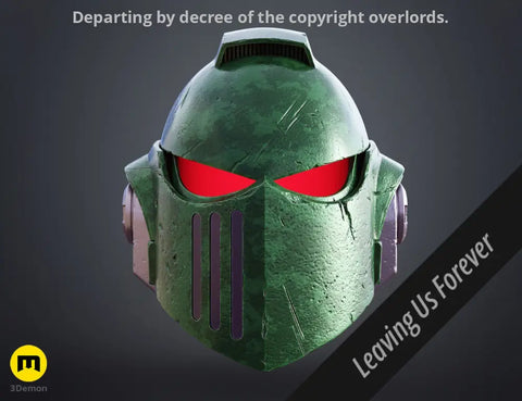 Space Marine Helmet - Bulwark Master Crafted