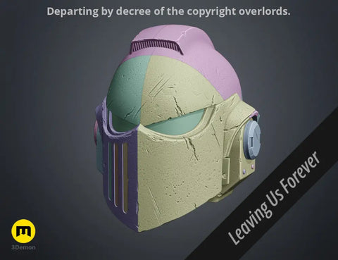 Space Marine Helmet - Bulwark Master Crafted