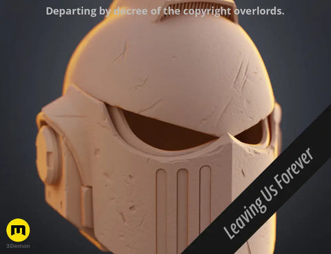 Space Marine Helmet - Bulwark Master Crafted