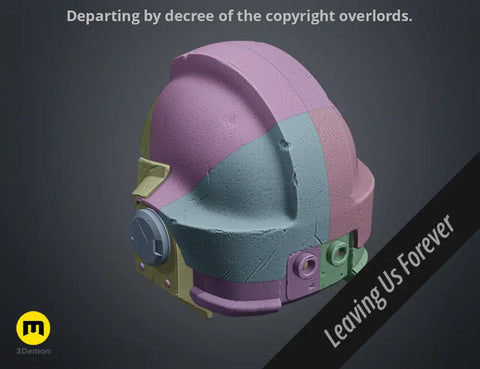 Space Marine Helmet - Bulwark Master Crafted