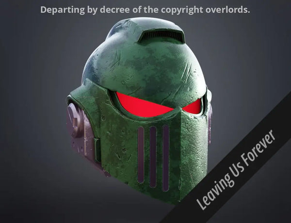 Space Marine Helmet - Bulwark Master Crafted