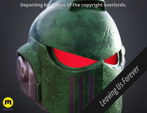 Space Marine Helmet - Bulwark Master Crafted