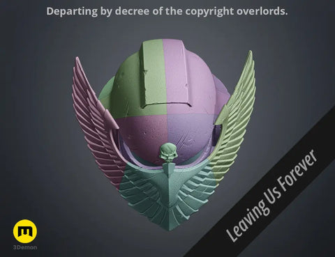 Space Marine Helmet - Bulwark Relic Secundus