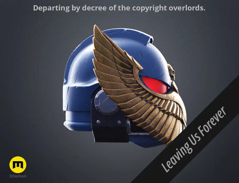 Space Marine Helmet - Bulwark Relic Secundus