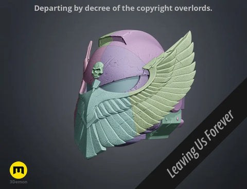 Space Marine Helmet - Bulwark Relic Secundus