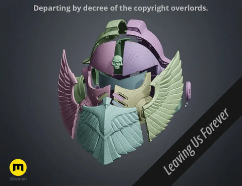 Space Marine Helmet - Bulwark Relic Secundus