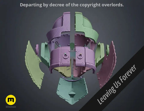 Space Marine Helmet - Bulwark Relic Secundus