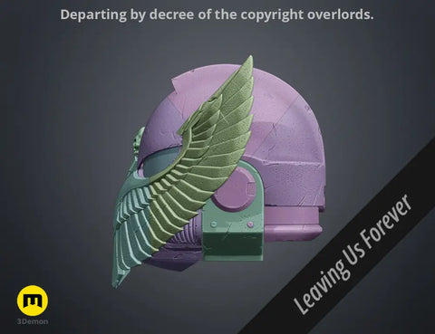 Space Marine Helmet - Bulwark Relic Secundus