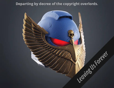 Space Marine Helmet - Bulwark Relic Secundus