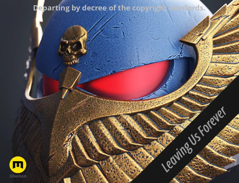 Space Marine Helmet - Bulwark Relic Secundus