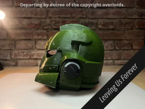 Space Marine Helmet Heavy