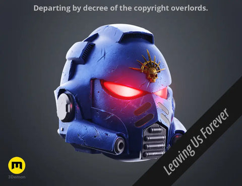 Space Marine Helmet Heavy
