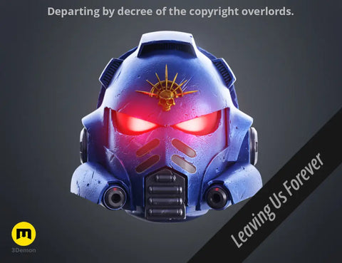 Space Marine Helmet Heavy