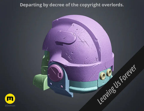 Space Marine Helmet Heavy
