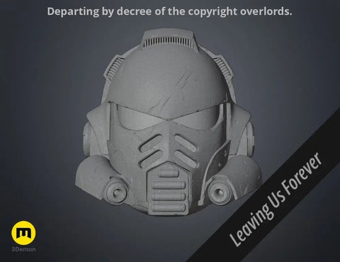 Space Marine Helmet Heavy