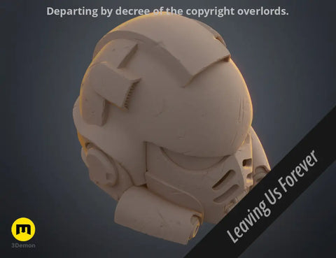 Space Marine Helmet Heavy