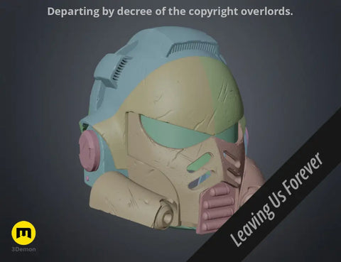 Space Marine Helmet Heavy