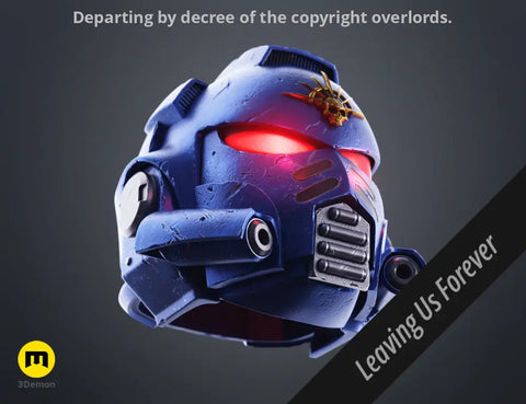 Space Marine Helmet Heavy