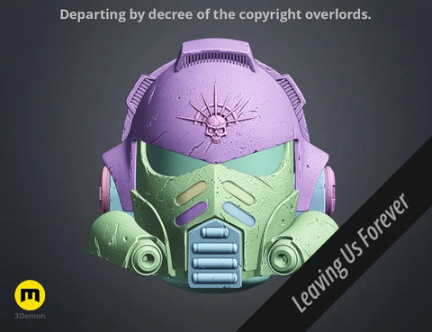 Space Marine Helmet Heavy