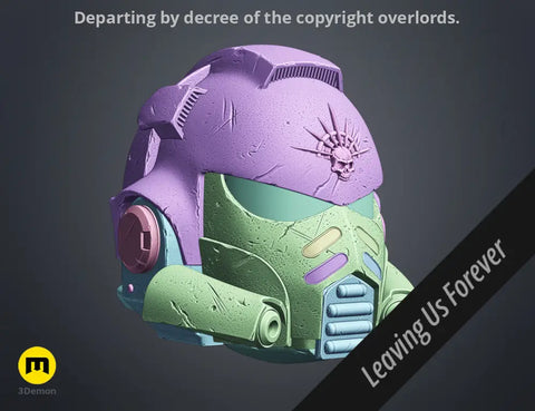 Space Marine Helmet Heavy