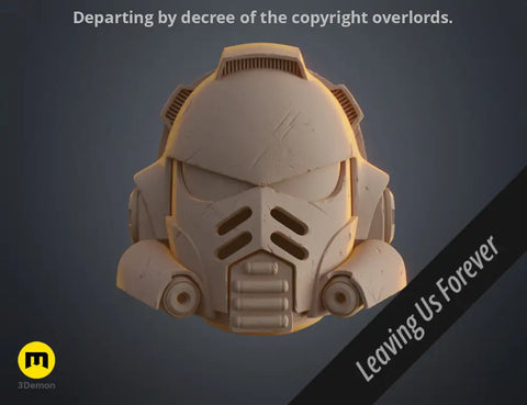 Space Marine Helmet Heavy