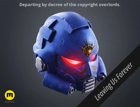 Space Marine Helmet Heavy