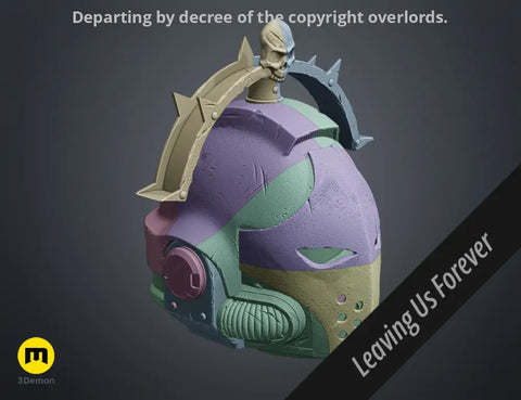 Space Marine Helmet - Tactical Relic