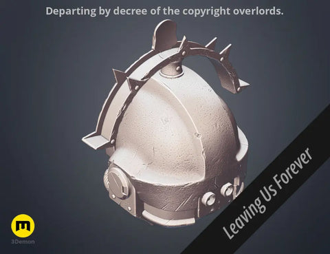 Space Marine Helmet - Tactical Relic