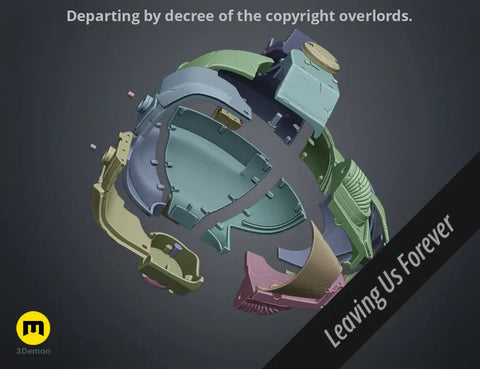 Space Marine Helmet - Tactical Relic