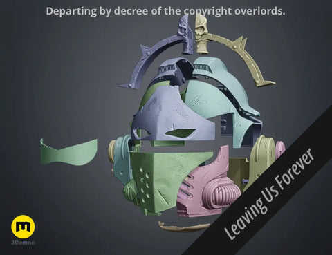 Space Marine Helmet - Tactical Relic