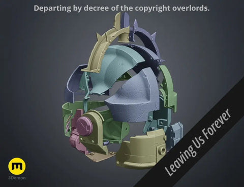 Space Marine Helmet - Tactical Relic