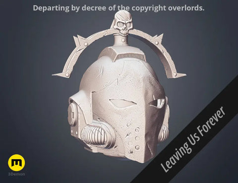 Space Marine Helmet - Tactical Relic