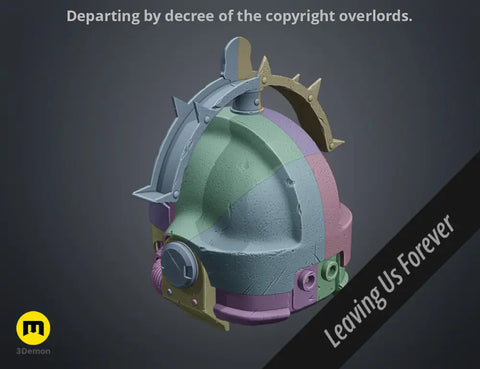 Space Marine Helmet - Tactical Relic